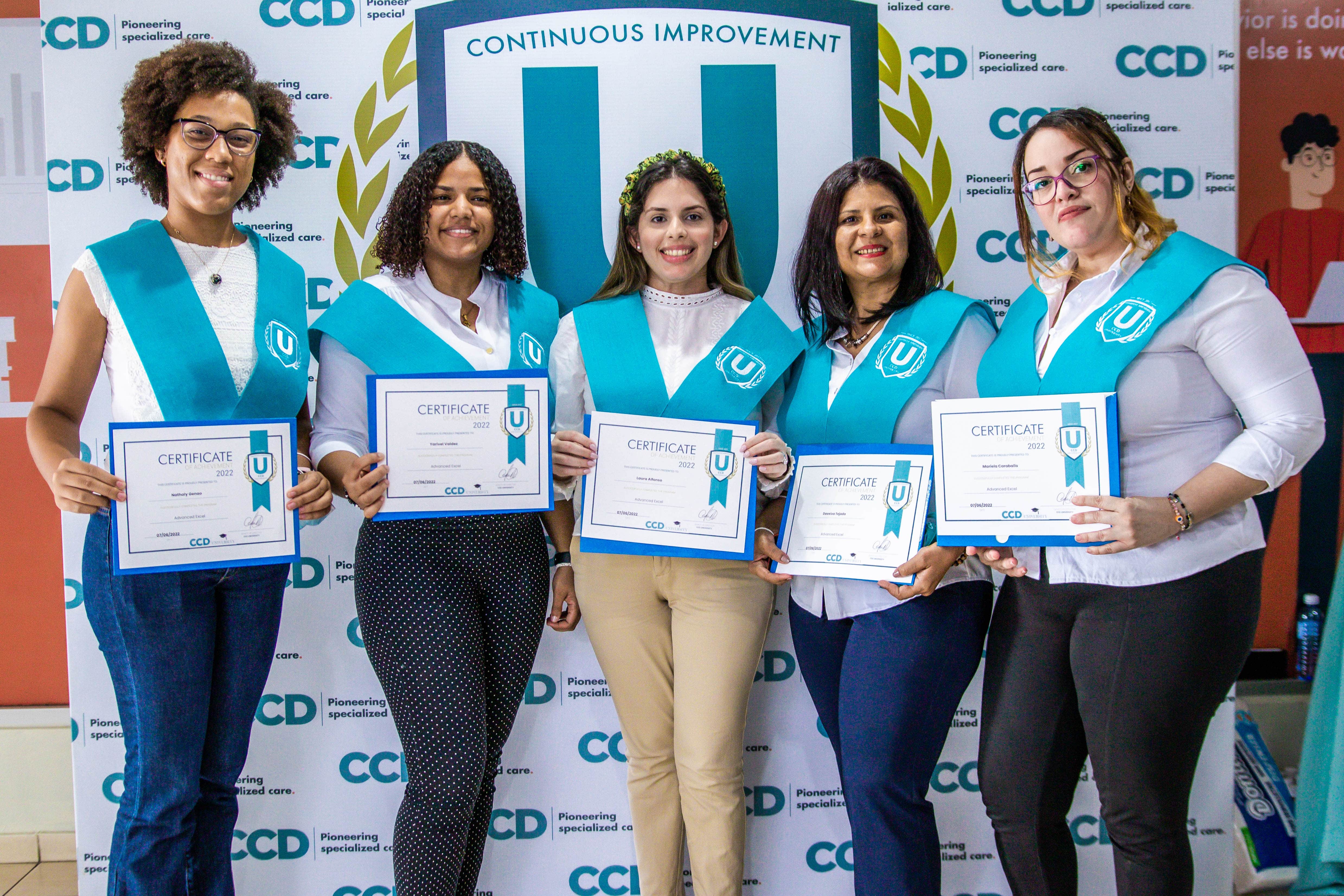 CCD University graduates celebrating